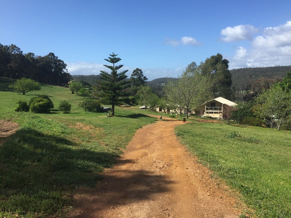 La vue lorsqu'on arrive à la maison, juste sublime :)